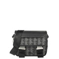 Sac Bandoulière Noir Motif Graphique