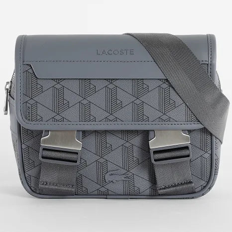 Sac Bandoulière Noir Motif Graphique