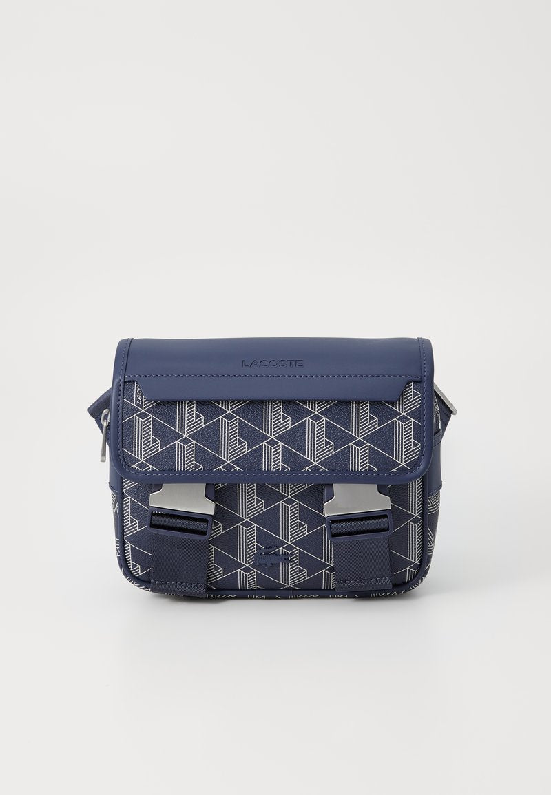 Sac Bandoulière Noir Motif Graphique